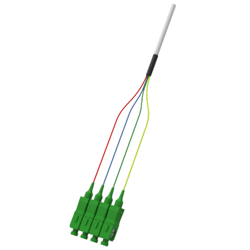 Fiber Optic Micro-Bundle Drop Cable Assembly